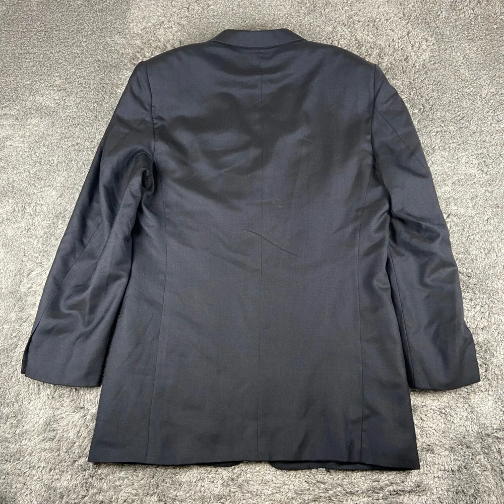 Giorgio Armani Le Collezioni Blazer Mens‎ 42R Black Wool Sport Coat Jacket Italy